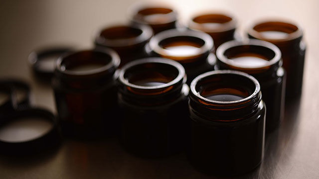 Bajo el microscopio Vitamina E Imagen
