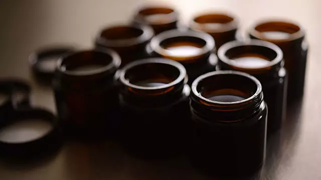 Bajo el microscopio Vitamina E Imagen